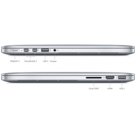 MacBook Pro 15" 4-cores i7 à 2,8Ghz - 16Go RAM - SSD 256Go - 2017