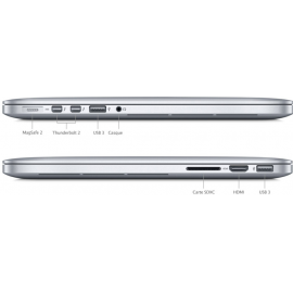 MacBook Pro 15" 4-cores i7 à 2,7Ghz - 16Go RAM - SSD 512 - 2016